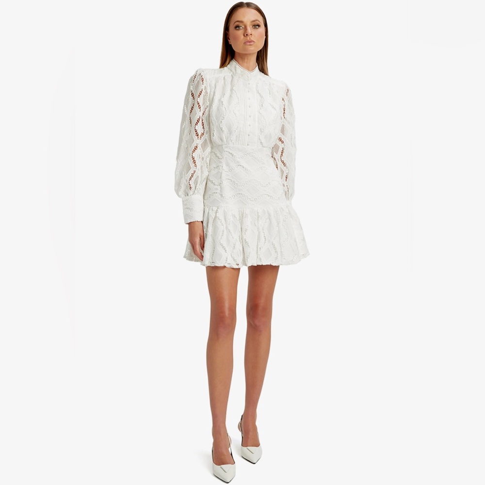 NWT Bardot Remy Mini Dress in Ivory